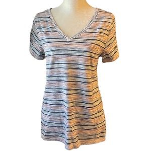 LuLaRoe Christy Striped Top EUC